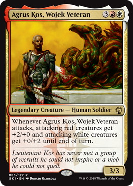 Agrus Kos, Wojek Veteran - Magic: The Gathering - GK1-RW Near Mint Japonés