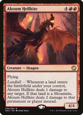 Akoum Hellkite - Magic: The Gathering - GN2 Near Mint Inglés