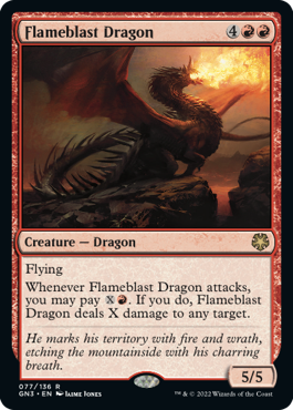 Flameblast Dragon - Vista detallada 1 de Magic México | Hydra