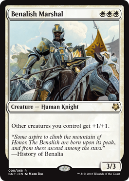 Benalish Marshal - Magic: The Gathering - GNT Near Mint Inglés