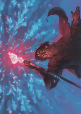 【Art Card】Wizard's Staff - Magic: The Gathering - HOB Near Mint Japonés