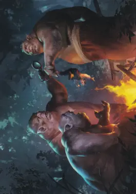 【Art Card】Tom, Bert, and William - Magic: The Gathering - HOB Near Mint Japonés