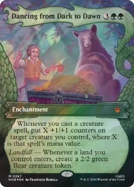 Dancing from Dark to Dawn - Magic: The Gathering - HOB-BF Near Mint Inglés