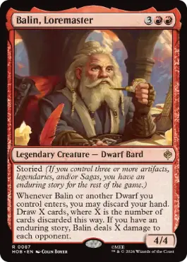 Balin, Loremaster - Magic: The Gathering - HOB Near Mint Inglés