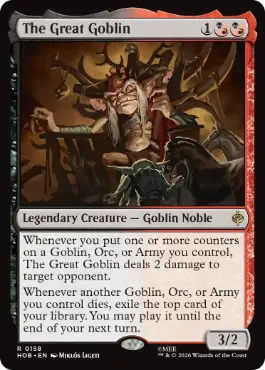 The Great Goblin - Magic: The Gathering - HOB Near Mint Inglés
