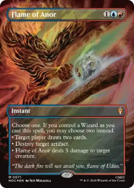 Flame of Anor - Magic: The Gathering - HOC Near Mint Inglés