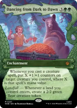 Dancing from Dark to Dawn - Magic: The Gathering - HOB-BF Near Mint Inglés