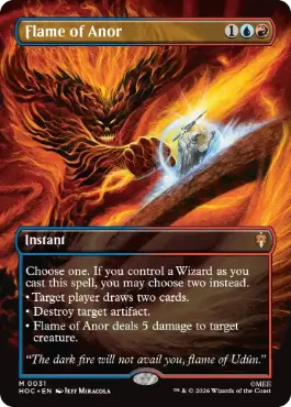 Flame of Anor - Magic: The Gathering - HOC Near Mint Inglés
