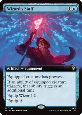 Wizard's Staff - Magic: The Gathering - HOB-BF Near Mint Inglés