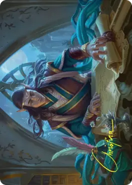 【Art Card】Elrond, Moon-Reader - Magic: The Gathering - HOB Near Mint Japonés