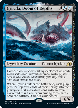 Gyruda, Doom of Depths - Magic: The Gathering - IKO Near Mint Inglés