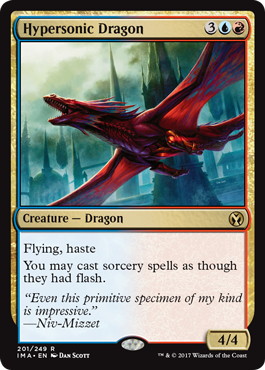 Hypersonic Dragon - Magic: The Gathering - IMA Near Mint Inglés