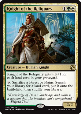 Knight of the Reliquary - Magic: The Gathering - IMA Near Mint Inglés