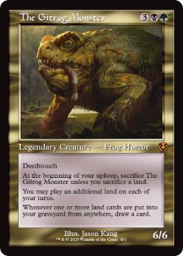 The Gitrog Monster - Magic: The Gathering - INR-BF Near Mint Inglés