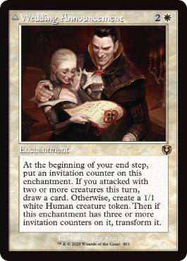 Wedding Announcement - Magic: The Gathering - INR-BF Near Mint Inglés
