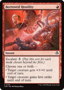 Borrowed Hostility - Magic: The Gathering - INR Near Mint Inglés