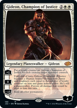 Gideon, Champion of Justice - Magic: The Gathering - J22 Near Mint Inglés