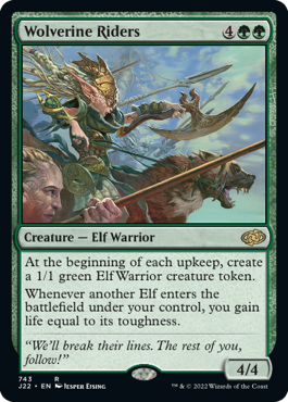 Wolverine Riders - Magic: The Gathering - J22 Near Mint Inglés