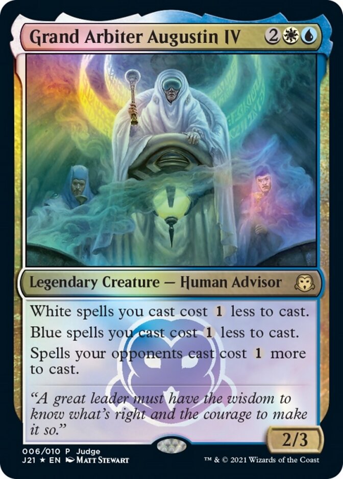 Grand Arbiter Augustin IV - Magic: The Gathering - Judge Reward Near Mint Inglés
