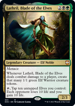 Lathril, Blade of the Elves - Magic: The Gathering - KHC Near Mint Inglés