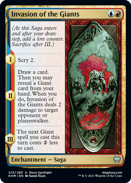 Invasion of the Giants - Magic: The Gathering - KHM Near Mint Inglés