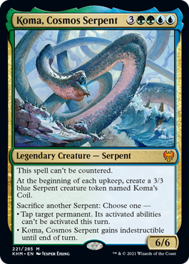 Koma, Cosmos Serpent - Magic: The Gathering - KHM Near Mint Inglés