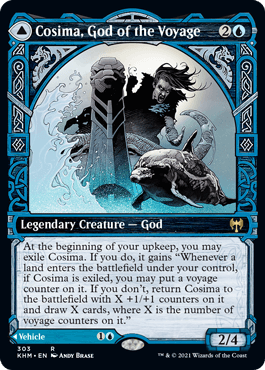 Cosima, God of the Voyage - Magic: The Gathering - KHM-BF Near Mint Inglés