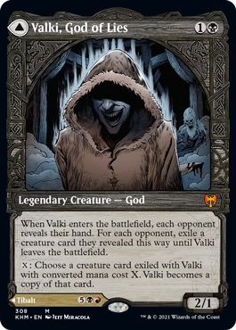 Valki, God of Lies - Magic: The Gathering - KHM-BF Near Mint Inglés