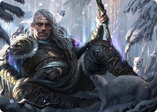 【Art Card】Jorn, God of Winter - Magic: The Gathering - KHM Near Mint Japonés