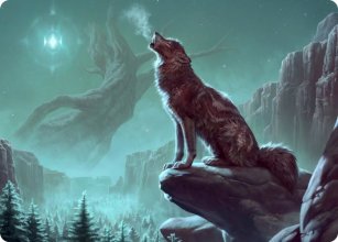 【Art Card】Sarulf's Packmate - Magic: The Gathering - KHM Near Mint Japonés