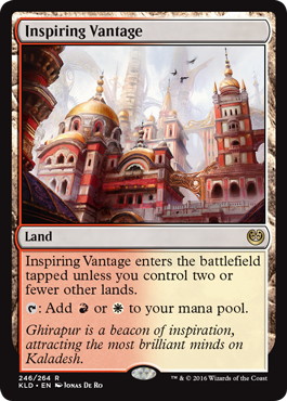 Inspiring Vantage - Magic: The Gathering - KLD Near Mint Inglés