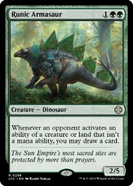 Runic Armasaur - Magic: The Gathering - LCC Near Mint Inglés