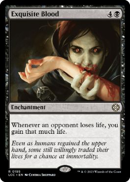Exquisite Blood - Magic: The Gathering - LCC Near Mint Inglés