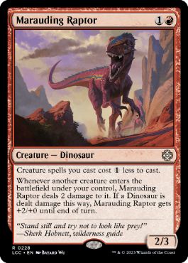 Marauding Raptor - Magic: The Gathering - LCC Near Mint Inglés