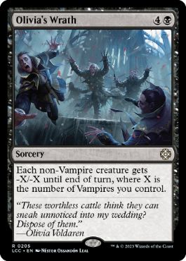 Olivia's Wrath - Magic: The Gathering - LCC Near Mint Inglés