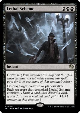 Lethal Scheme - Magic: The Gathering - LCC Near Mint Inglés