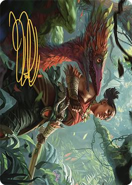 【Art Card】Wayta, Trainer Prodigy - Magic: The Gathering - LCI Near Mint Japonés