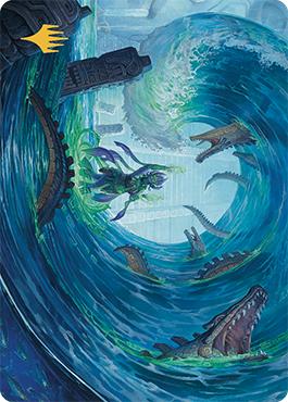 【Art Card】Wave Goodbye - Magic: The Gathering - LCI Near Mint Japonés