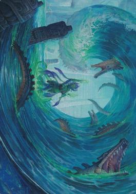 【Art Card】Wave Goodbye - Magic: The Gathering - LCI Near Mint Japonés