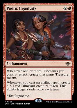 Poetic Ingenuity - Magic: The Gathering - P Stamped_LCI Near Mint Japonés