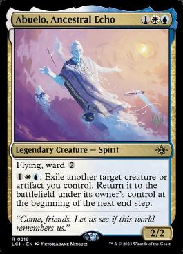 Abuelo, Ancestral Echo - Magic: The Gathering - P Stamped_LCI Near Mint Japonés