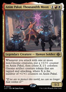 Anim Pakal, Thousandth Moon - Magic: The Gathering - P Stamped_LCI Near Mint Japonés