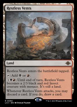 Restless Vents - Magic: The Gathering - P Stamped_LCI Near Mint Japonés