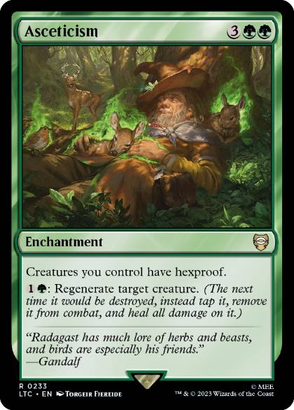 Asceticism - Magic: The Gathering - LTC Near Mint Inglés