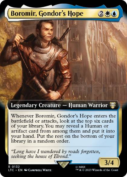 Boromir, Gondor's Hope - Magic: The Gathering - LTC Near Mint Inglés