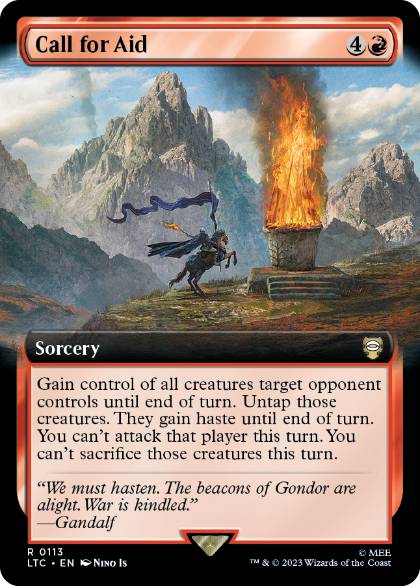 Call for Aid - Magic: The Gathering - LTC Near Mint Inglés