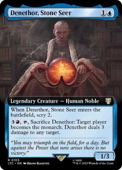 Denethor, Stone Seer - Magic: The Gathering - LTC Near Mint Inglés