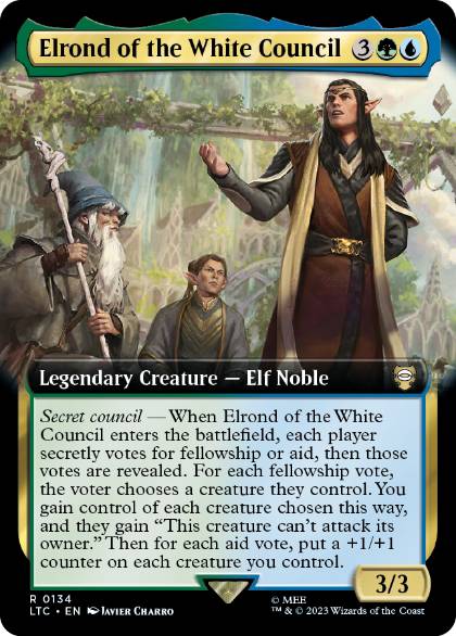 Elrond of the White Council - Magic: The Gathering - LTC Near Mint Inglés