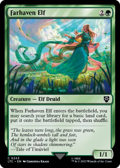 Farhaven Elf - Magic: The Gathering - LTC Near Mint Inglés