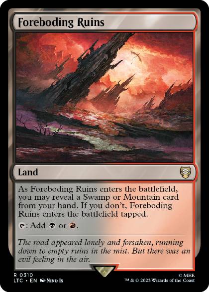Foreboding Ruins - Magic: The Gathering - LTC Near Mint Inglés